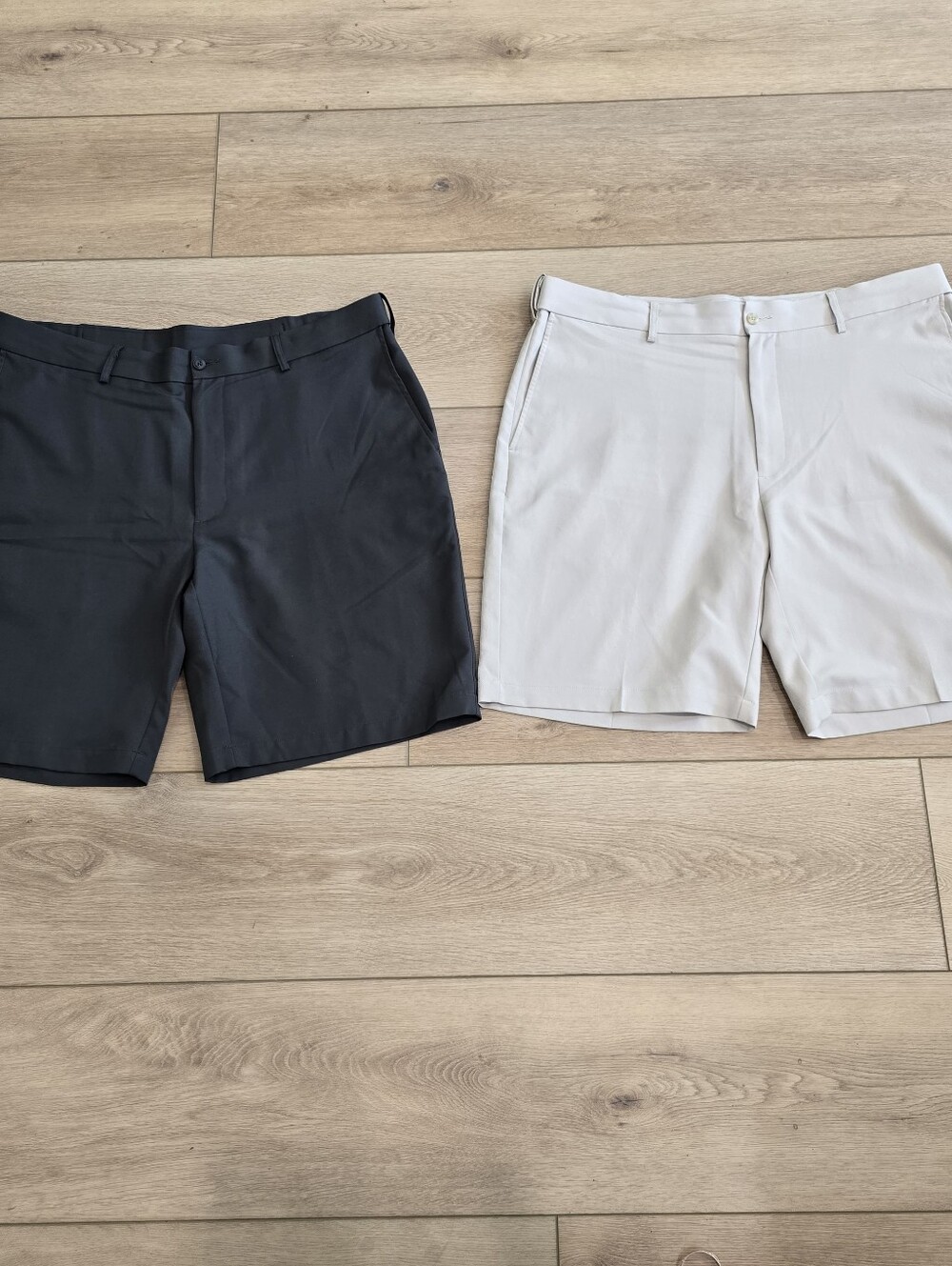 Grand Slam Men's 40 Khaki Gray Chino Shorts lot of 2